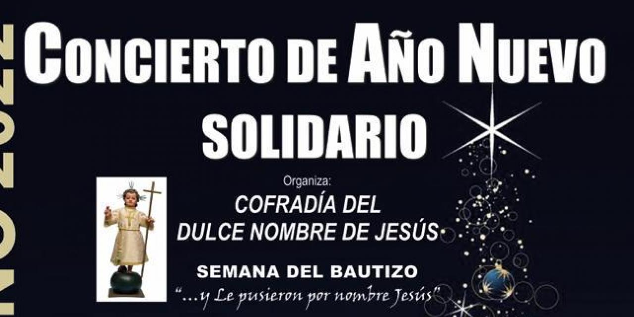 Cartel Concierto de Año Nuevo Solidario 2022