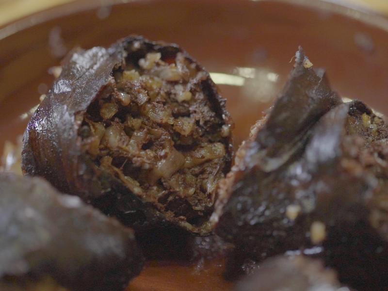 Boudin noir et soupes chichurro (Morcilla y sopas de chichurro)